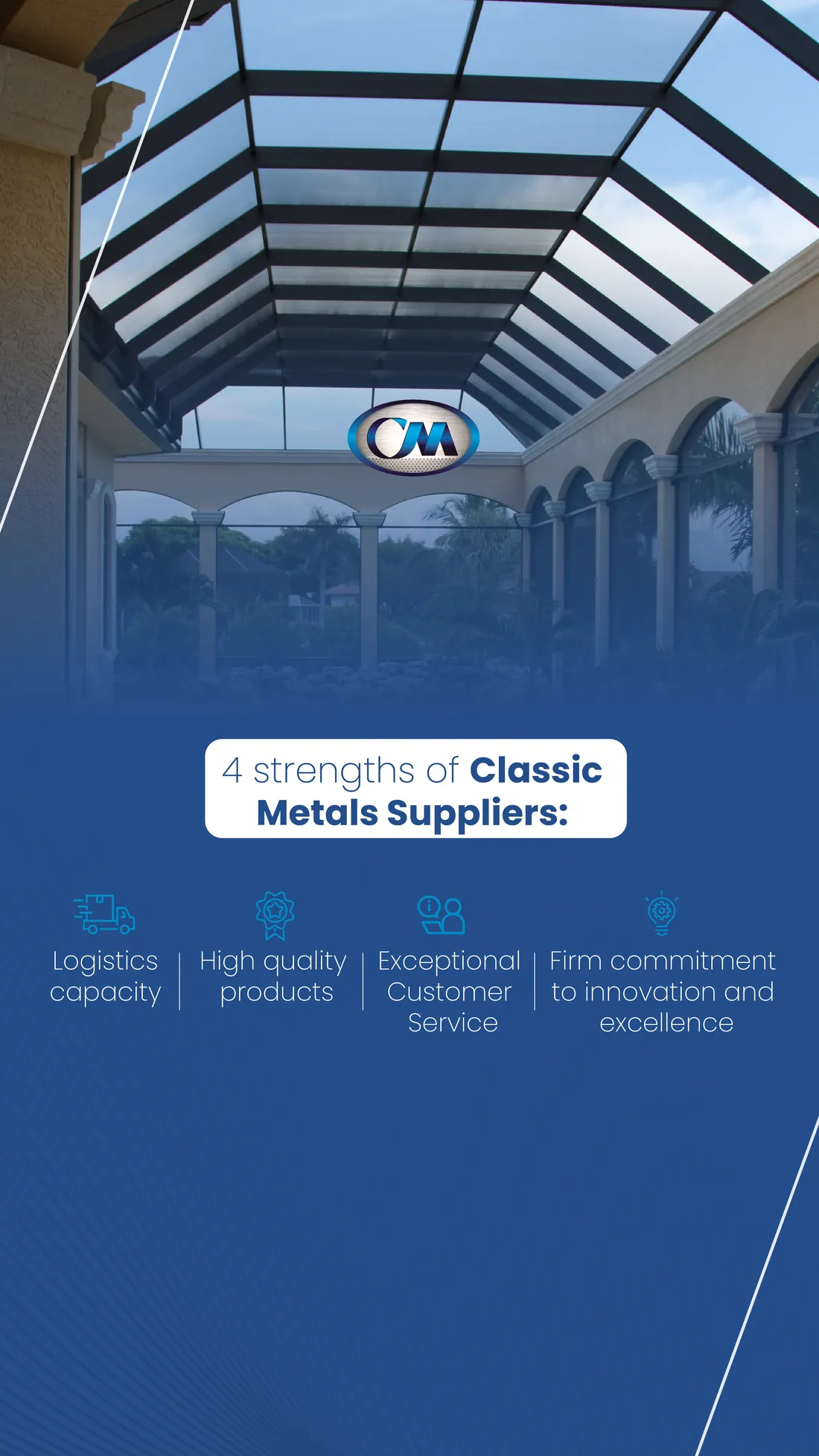 Classic Metals Suppliers — Historia: las fortalezas de Classic Metals