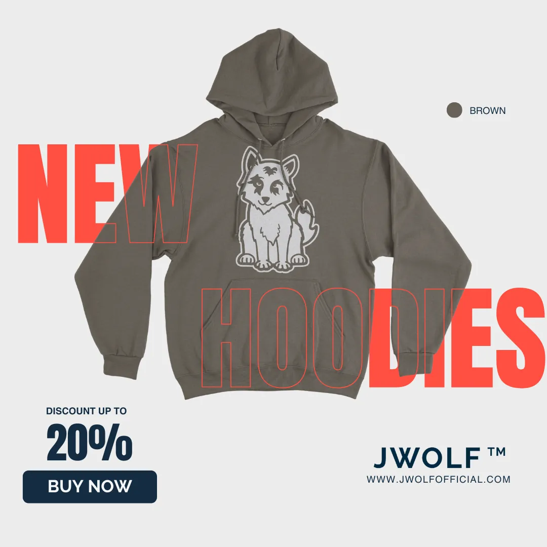 JWOLF — Carousel ad: new hoodies